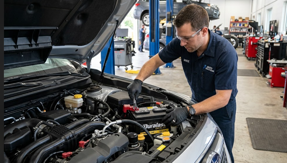 Heavy-Duty Car Battery Replacement & Charging System Test