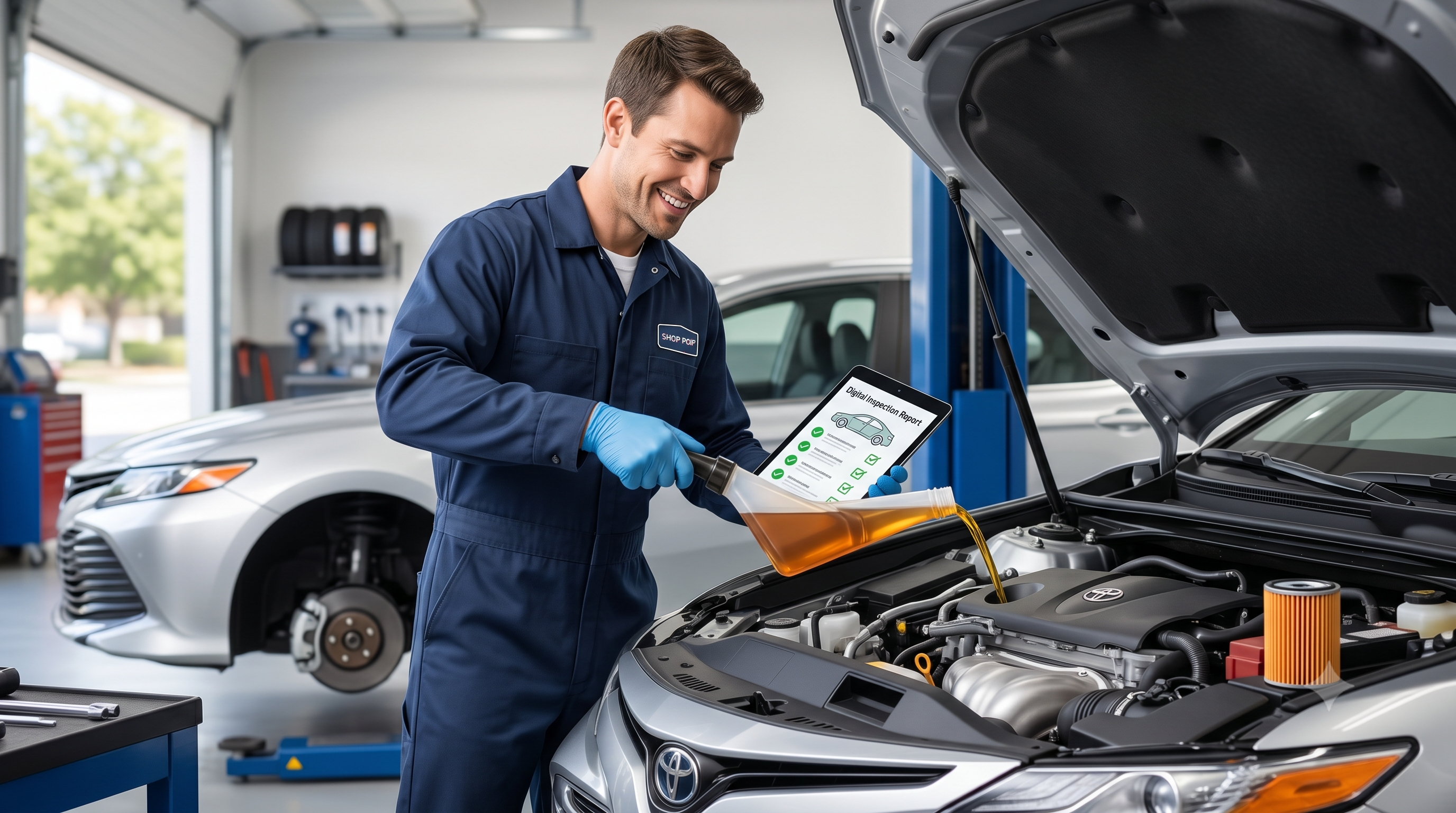 Standard Oil Change & Multi-Point Inspection